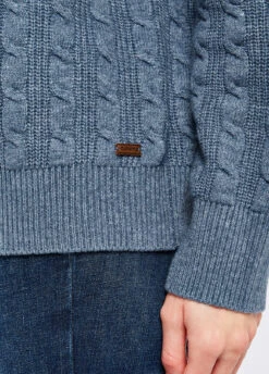 Dubarry Tallanstown Knitted Sweater - Slate Blue -Dubarry Sales 406908 4
