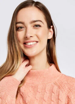 Dubarry Tallanstown Knitted Sweater - Apricot -Dubarry Sales 406914 4