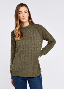 Dubarry Tallanstown Knitted Sweater - Dusky Green
