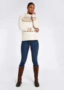 Dubarry Riverstown Fair Isle Sweater - Chalk 10 Dubarry Riverstown Fair Isle Sweater - Chalk -Dubarry Sales 407036 3