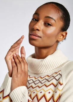 Dubarry Riverstown Fair Isle Sweater - Chalk 11 Dubarry Riverstown Fair Isle Sweater - Chalk -Dubarry Sales 407036 5