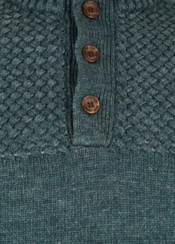 Dubarry Roundwood Button Neck Sweater - Dark Pebble -Dubarry Sales 407614 2