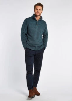 Dubarry Roundwood Button Neck Sweater - Dark Pebble -Dubarry Sales 407614 3