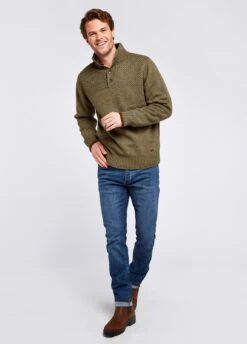 Dubarry Roundwood Knitted Sweater - Dusky Green -Dubarry Sales 407649 2