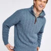 Dubarry Portnahinch Knitted Sweater - Slate Blue 1 Dubarry Portnahinch Knitted Sweater - Slate Blue -Dubarry Sales 407708 3