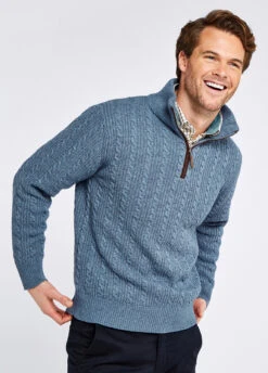 Dubarry Portnahinch Knitted Sweater - Slate Blue