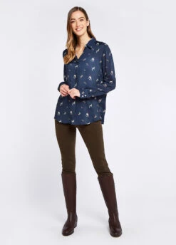 Dubarry Daphne Hound Print Shirt - Navy -Dubarry Sales 408003 2