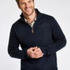 Dubarry Feeney Zip Neck Sweater - Navy -Dubarry Sales 408503 2krNjLFhYcHWSa