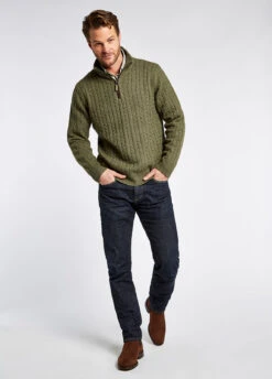 Dubarry Cronin Zip Neck Sweater - Dusky Green -Dubarry Sales 408649 3