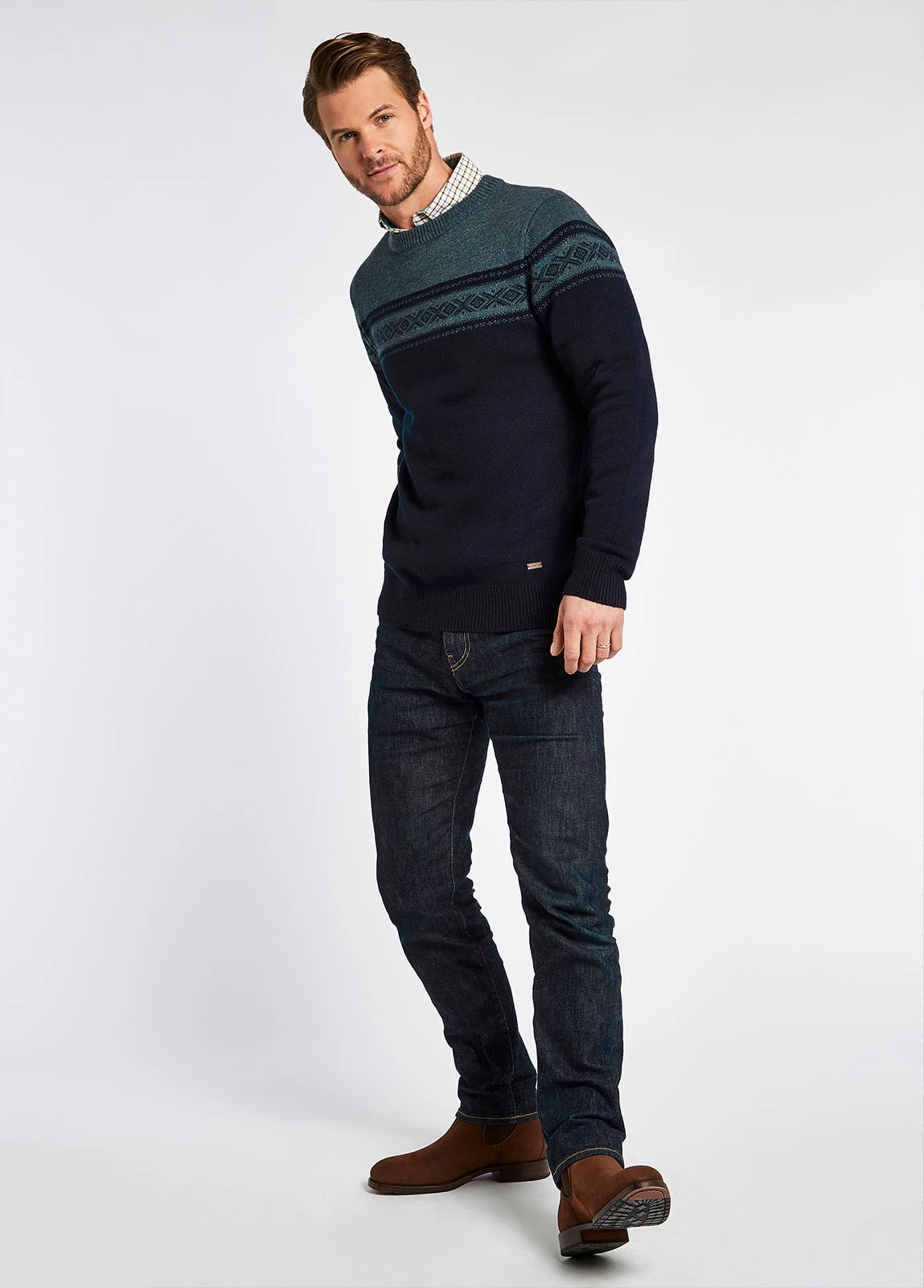 Dubarry Longley Crew Neck Sweater - Navy 5 Dubarry Longley Crew Neck Sweater - Navy - Image 3