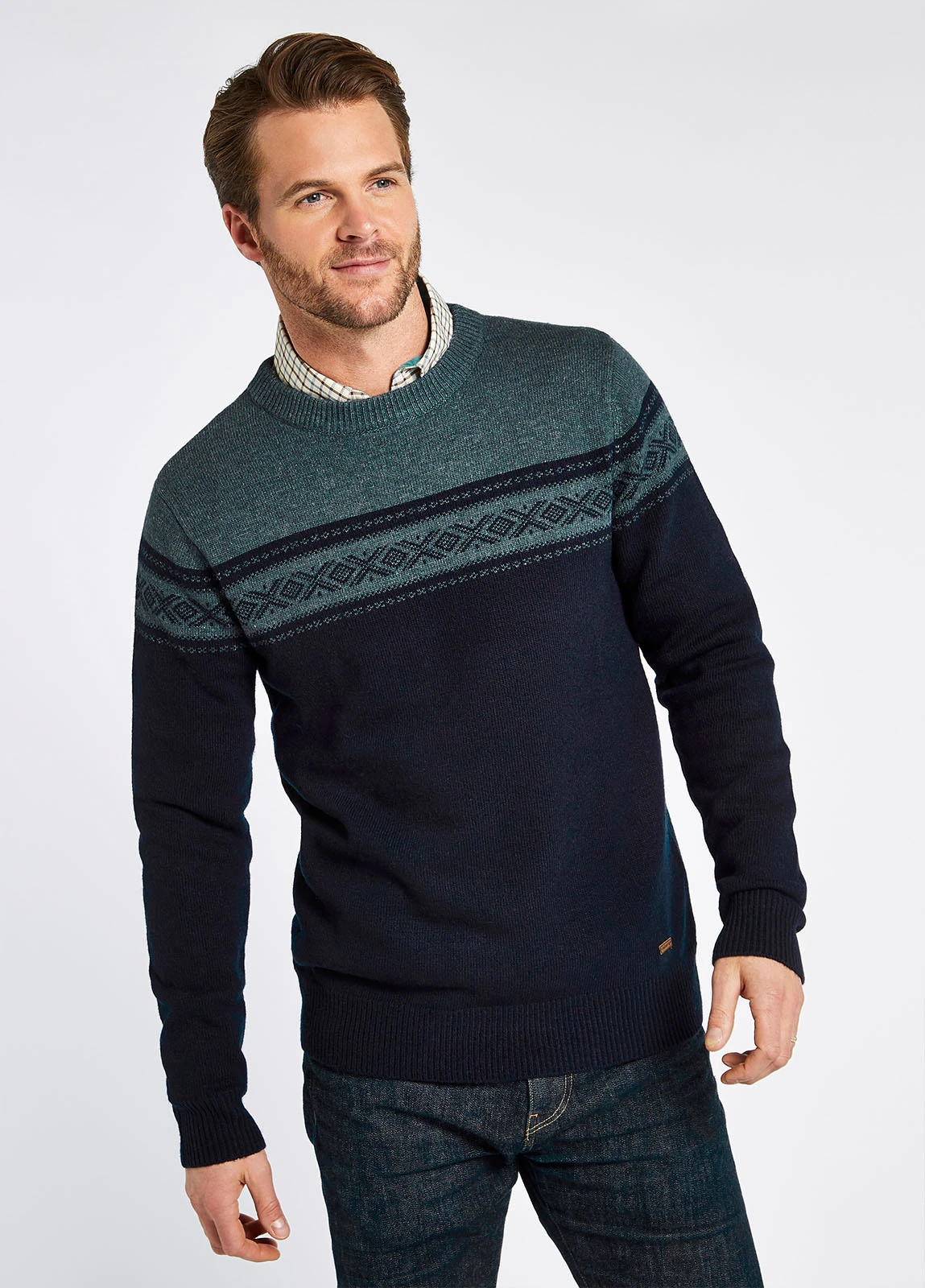 Dubarry Longley Crew Neck Sweater - Navy 3 Dubarry Longley Crew Neck Sweater - Navy