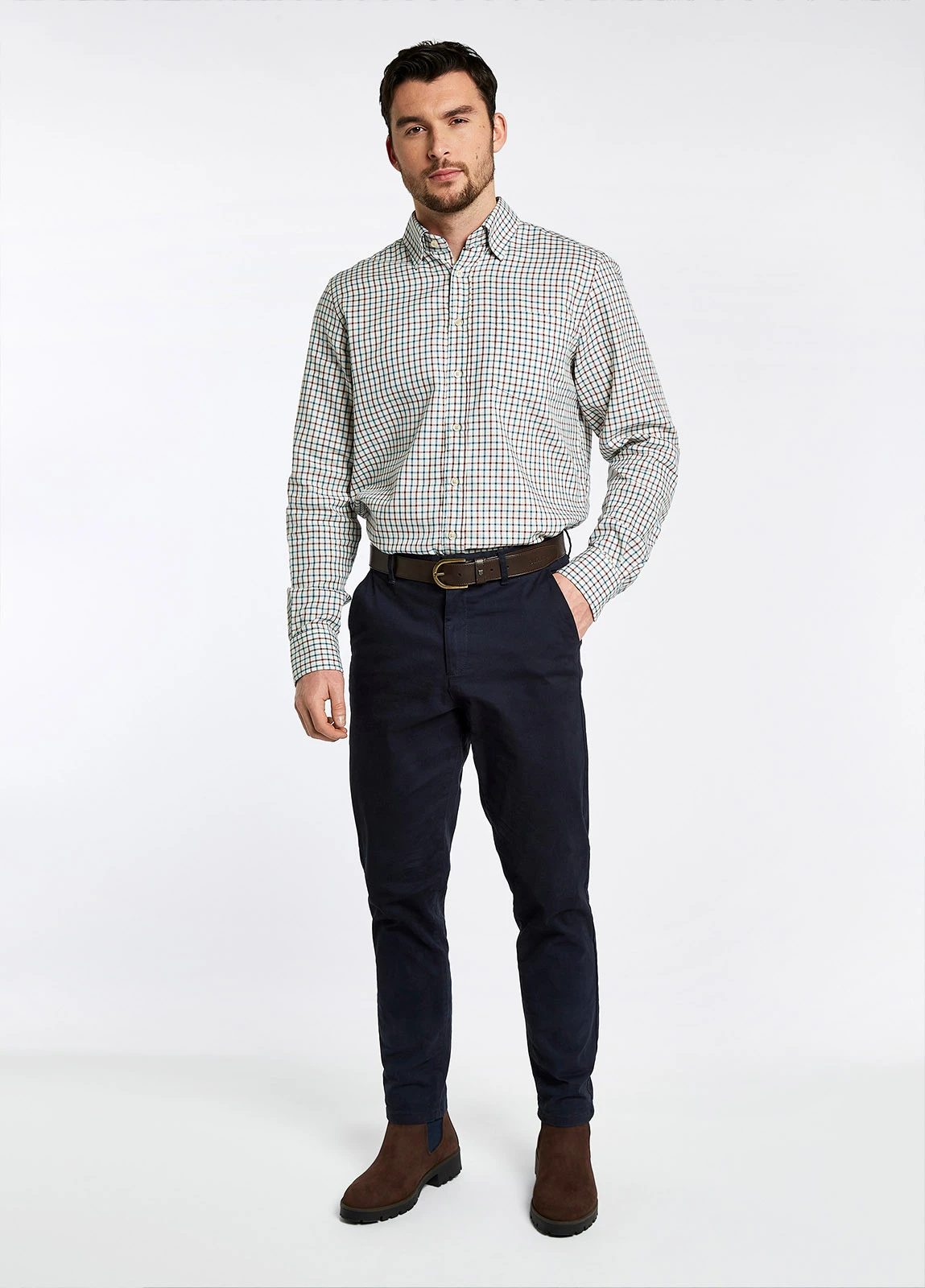 Dubarry Connell Tattersall Check Shirt - Cardinal 4 Dubarry Connell Tattersall Check Shirt - Cardinal - Image 2