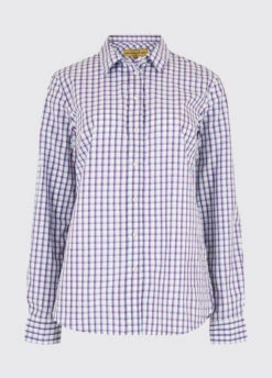 Dubarry Gillyflower Check Shirt - Blue Multi - EU 36