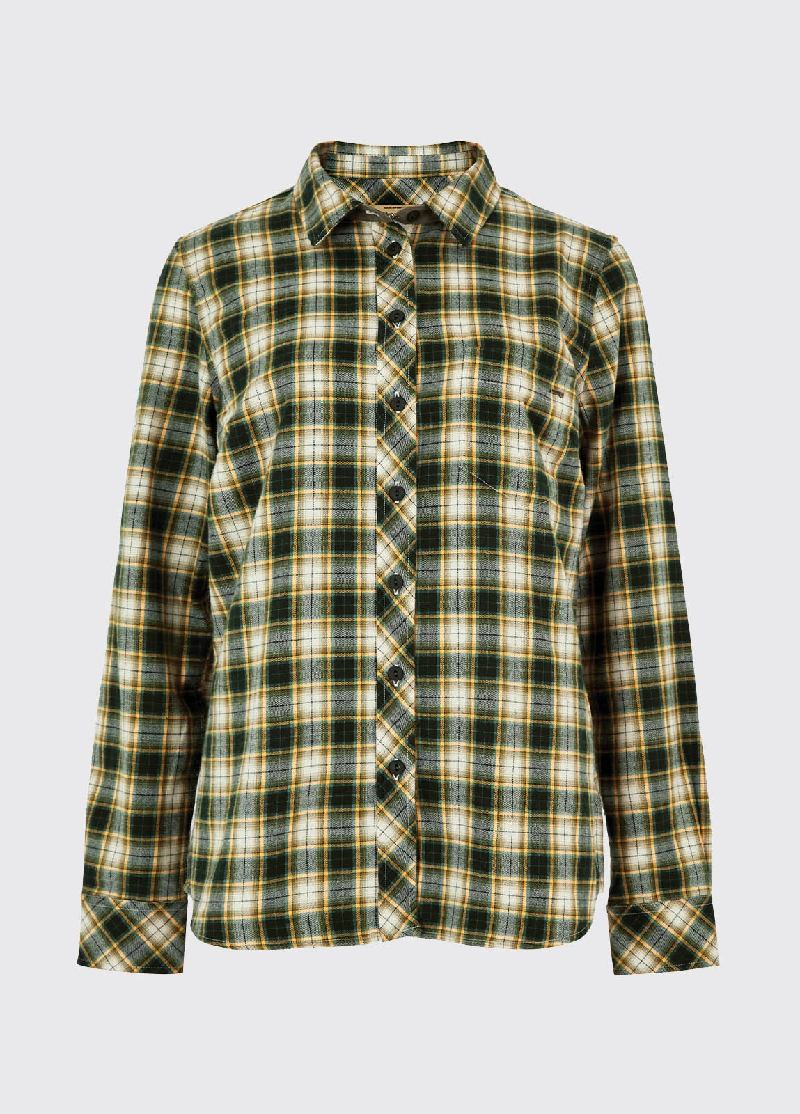 Dubarry Japonica Check Shirt - Olive 7 Dubarry Japonica Check Shirt - Olive - Image 5