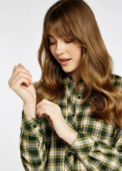 Dubarry Japonica Check Shirt - Olive 9 Dubarry Japonica Check Shirt - Olive -Dubarry Sales 409609 4