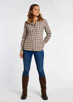 Dubarry Japonica Check Shirt - Harvest -Dubarry Sales 409633 2