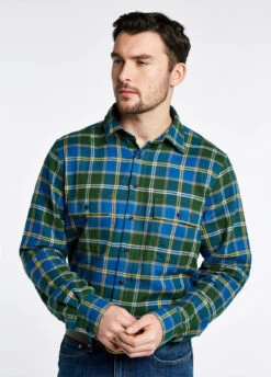 Dubarry Shelbourne Check Flannel Shirt - Verdigris