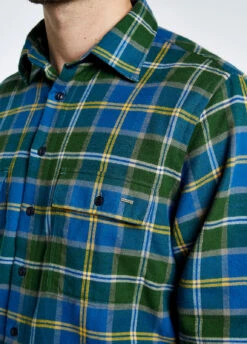 Dubarry Shelbourne Check Flannel Shirt - Verdigris -Dubarry Sales 409839 5