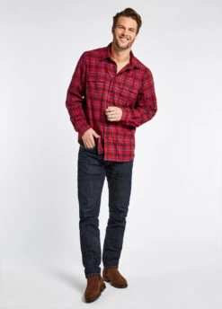 Dubarry Shelbourne Check Flannel Shirt - Cardinal -Dubarry Sales 409856 2