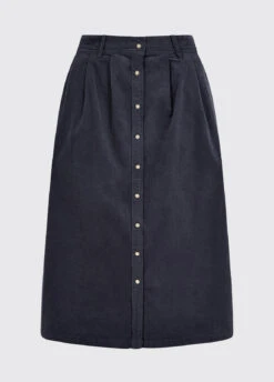 Dubarry Amaryllis Pincord Boot Skirt - Indigo - Size EU 36
