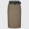 Dubarry Arrowgrass Knee Length Tweed Skirt - Connacht Meadow
