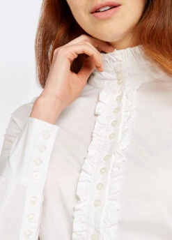 Dubarry Chamomile Shirt - White -Dubarry Sales 412400 3