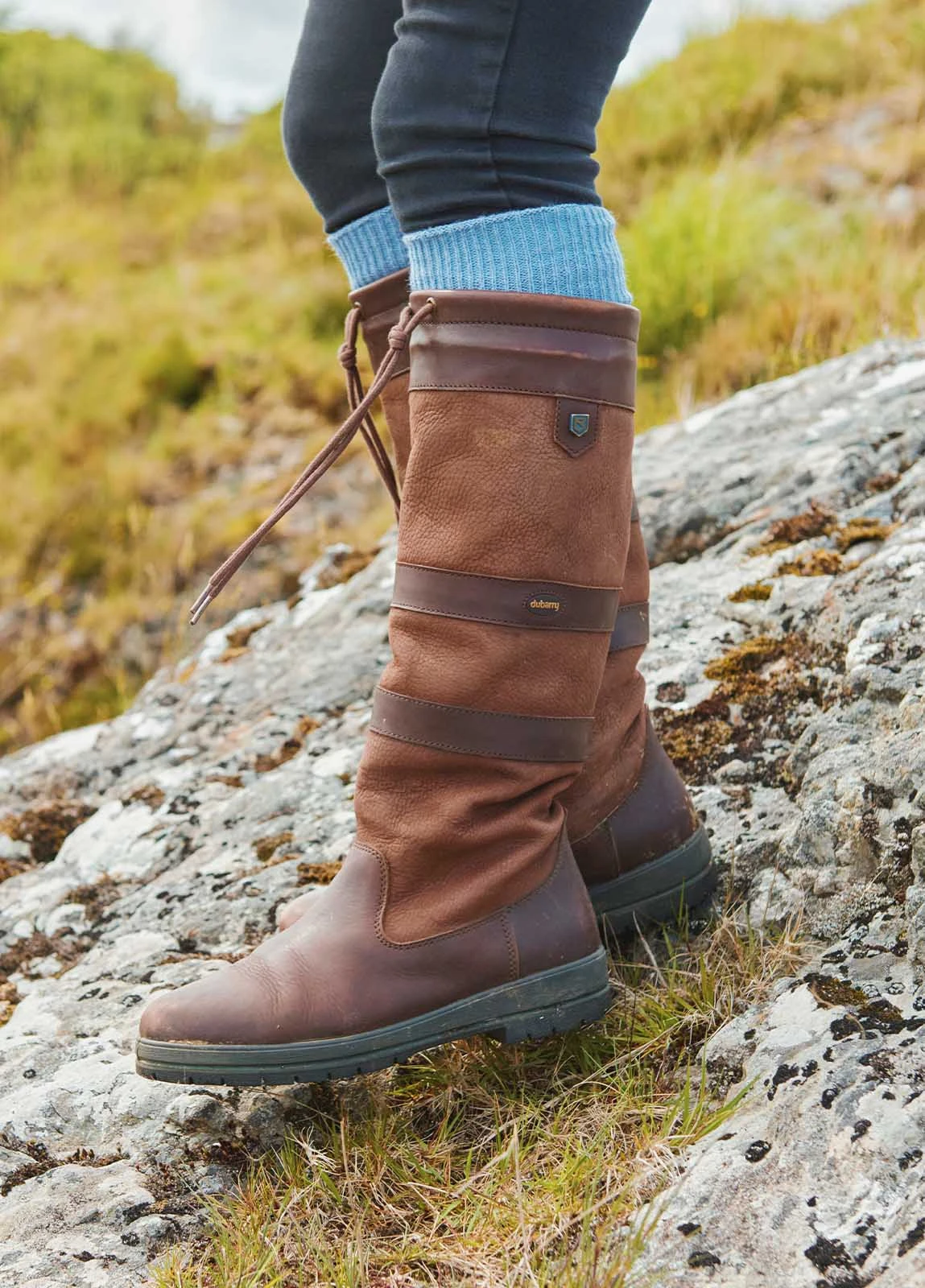 Dubarry Alpaca Socks - Blue 4 Dubarry Alpaca Socks - Blue - Image 2