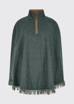 Dubarry Blackmoor Tweed Cape - Mist