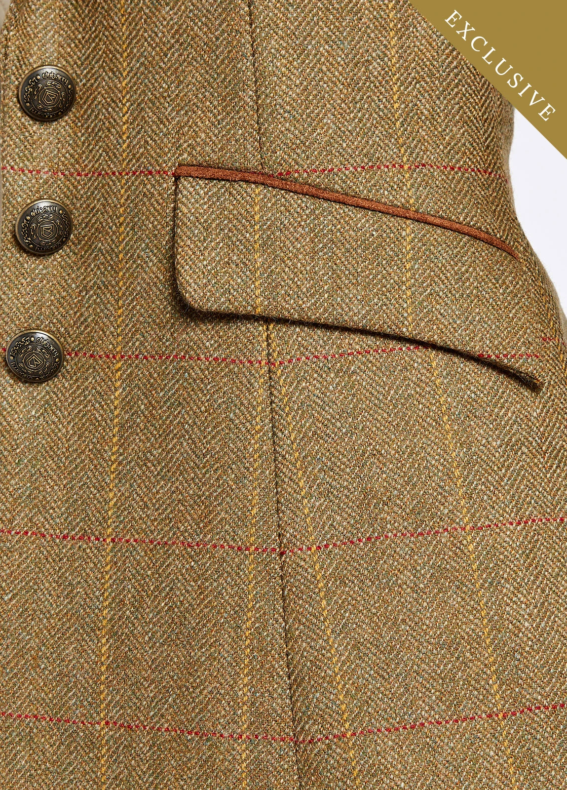 Dubarry Heather Tweed Jacket - Elm 8 Dubarry Heather Tweed Jacket - Elm - Image 6