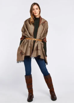 Dubarry Birchdale Wool Stole - Taupe -Dubarry Sales 414904 2cDoZKxDIF8v2a