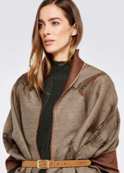 Dubarry Birchdale Wool Stole - Taupe -Dubarry Sales 414904 439T8sZNwofZF8