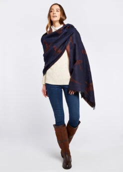 Dubarry Birchdale Wool Stole - Midnight -Dubarry Sales 414983 2