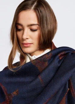 Dubarry Birchdale Wool Stole - Midnight -Dubarry Sales 414983 4