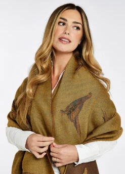 Dubarry Birchdale Wool Stole - Harvest Gold -Dubarry Sales 414984 4