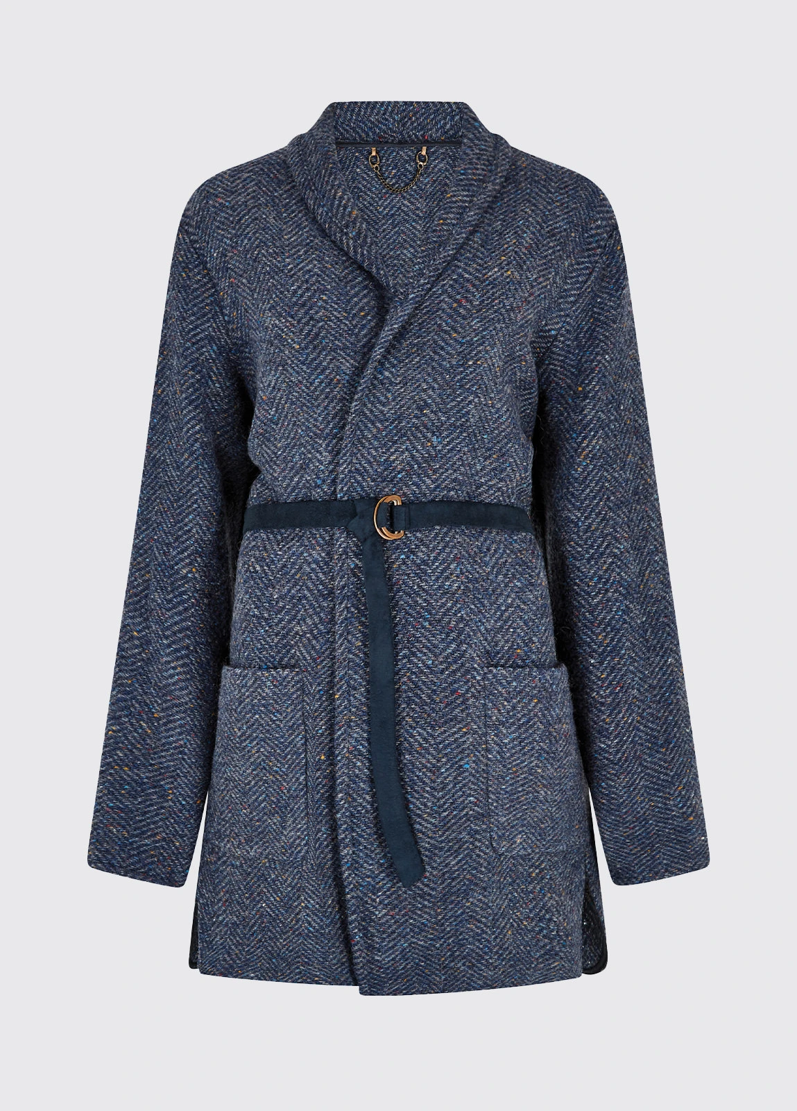 Dubarry Moorpark Blanket Coat - Indigo - Size Medium 3 Dubarry Moorpark Blanket Coat - Indigo - Size Medium