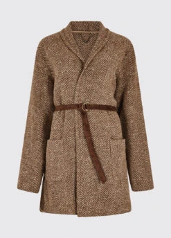 Dubarry Moorpark Blanket Coat - Camel - Size Medium