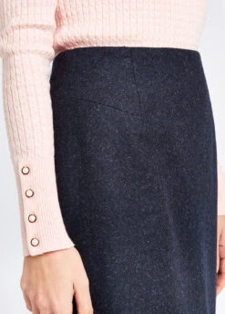 Dubarry Fern Tweed Skirt - Navy -Dubarry Sales 416203 4