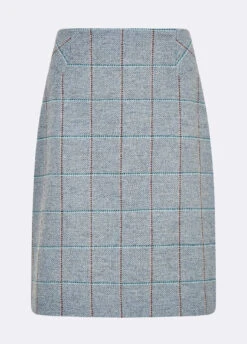 Dubarry Fern Tweed Skirt - Blue Heather -Dubarry Sales 416258 01