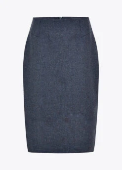 Dubarry Fern Tweed Skirt - Denim