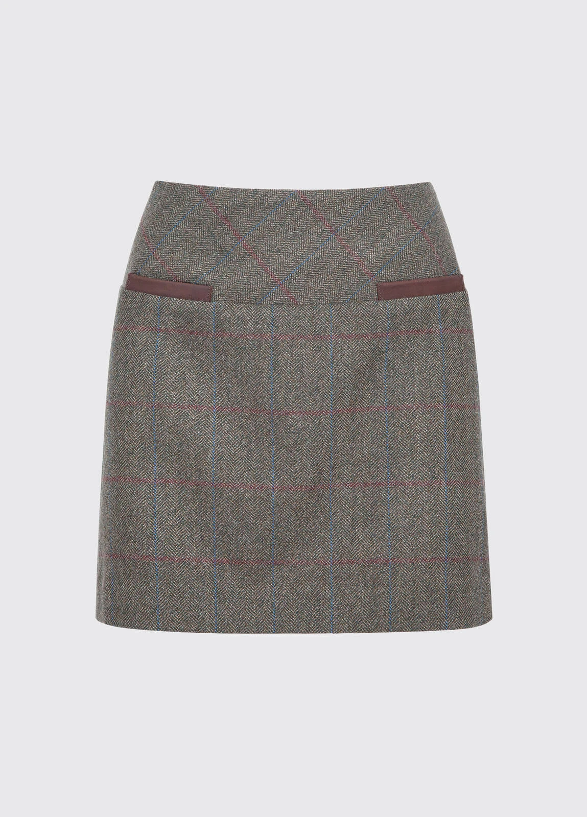 Dubarry Clover Tweed Mini Skirt - Moss 4 Dubarry Clover Tweed Mini Skirt - Moss - Image 2
