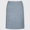 Dubarry Sunflower Linen Ladies Skirt - Blue