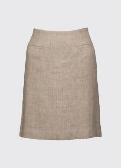 Dubarry Sunflower Linen Ladies Skirt - Oatmeal