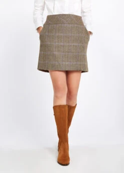 Dubarry Bellflower Tweed Skirt - Woodrose