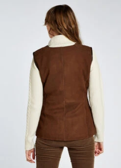 Dubarry Allendale Leather Gilet - Walnut -Dubarry Sales 420552 6