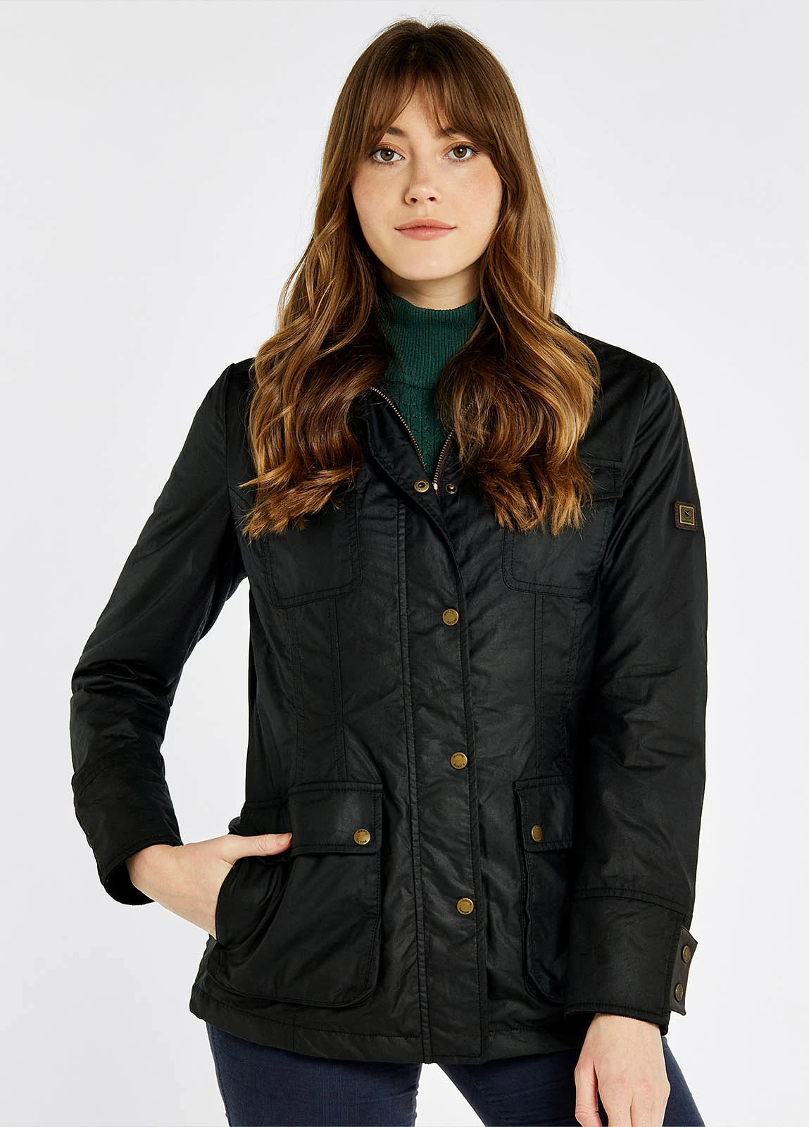 Dubarry Munsboro Wax Jacket - Black 3 Dubarry Munsboro Wax Jacket - Black
