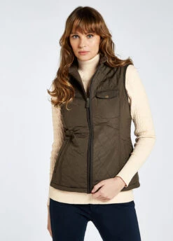 Dubarry Rathdown Quilted Gilet - Olive