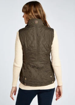 Dubarry Rathdown Quilted Gilet - Olive -Dubarry Sales 420909 5