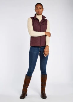 Dubarry Rathdown Quilted Gilet - Currant -Dubarry Sales 420934 3