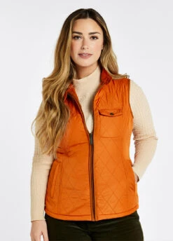 Dubarry Rathdown Quilted Gilet - Cayenne