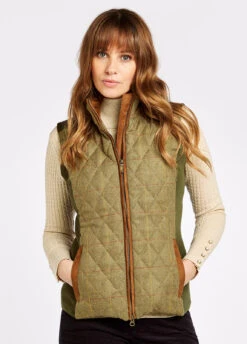 Dubarry Juniper Tweed Gilet - Elm